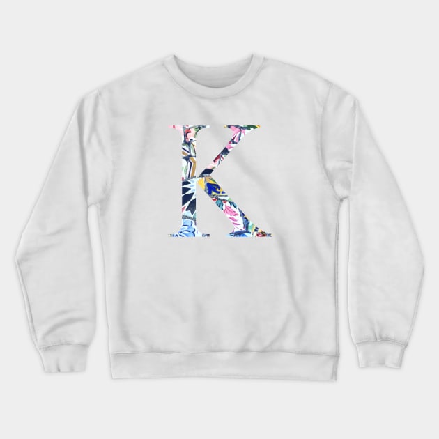 Barcelona Gaudi Kappa Greek Sorority Letter Crewneck Sweatshirt by aterkaderk